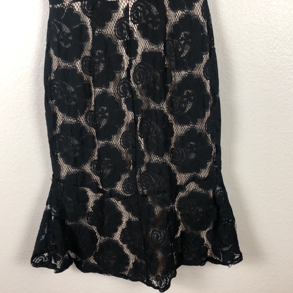 Enfocus Studio Black Lace High Low Dress - Picture 8 of 9